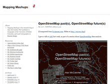 Tablet Screenshot of mappingmashups.net